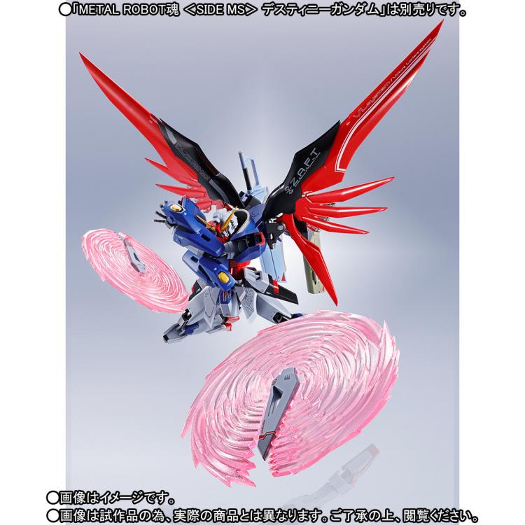 Gundam Metal Robot Spirits Destiny Gundam ZGMF-X42s w/ Gundam Metal Robot Spirits Wings of Light & Effect Set for Destiny Gundam SET