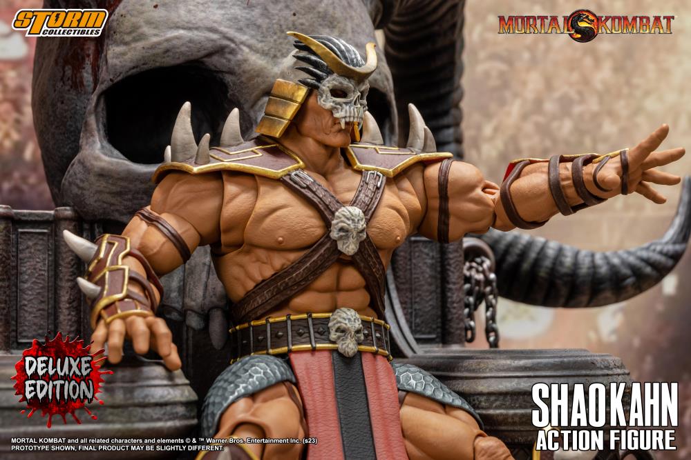 PRE-ORDER Mortal Kombat Shao Kahn w/Throne (Deluxe Ver.) 1/12 Scale Figure