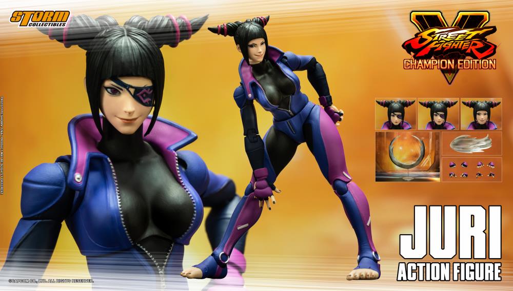 Street Fighter V: Champion Edition Juri Han 1/12 Scale Figure