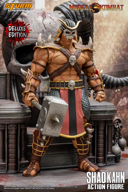 PRE-ORDER Mortal Kombat Shao Kahn w/Throne (Deluxe Ver.) 1/12 Scale Figure