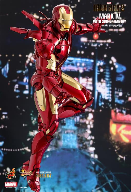 Iron Man 2 MMS462D22 Iron Man Mark IV 1/6th Scale Figure with Suit-Up Gantry