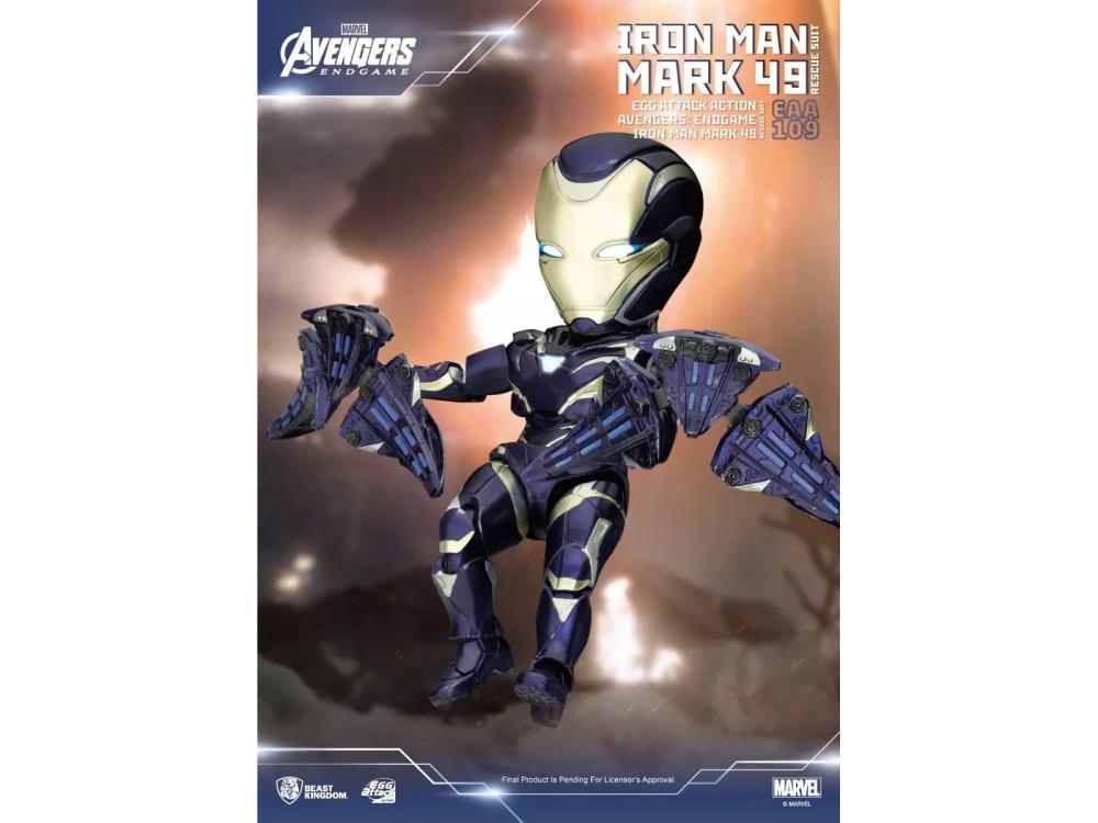 Avengers: Endgame Egg Attack Action EAA-109 Iron Man Mk49 Rescue