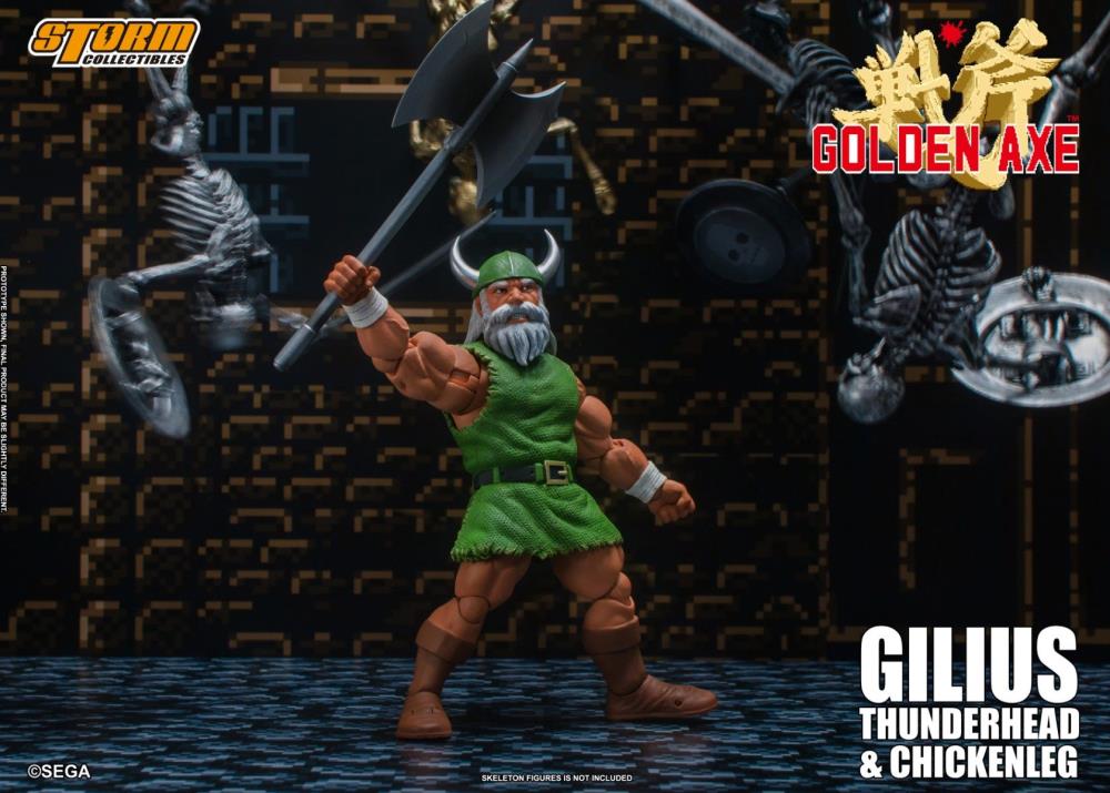 Golden Axe Gilius Thunderhead & Chickenleg 1/12 Scale Figure Set