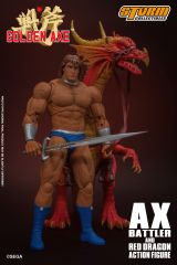 Golden Axe Ax Battler & Red Dragon 1/12 Scale Figure Set