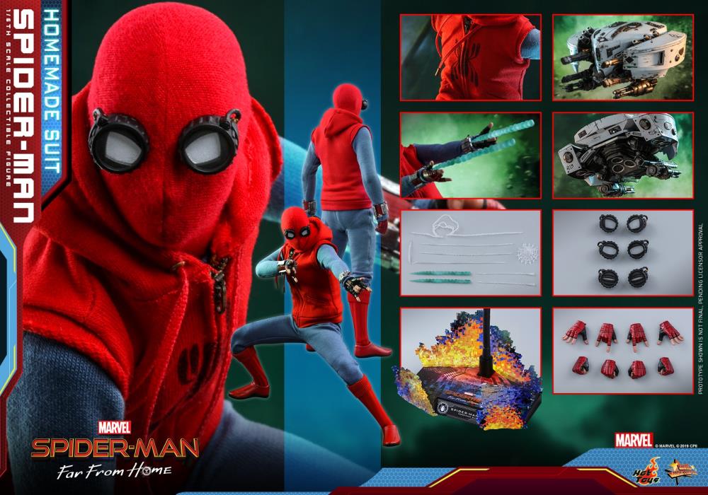 Spider-Man: Far From Home MMS552 Spider-Man (Homemade Suit Ver.) 1/6th Scale Collectible Figure