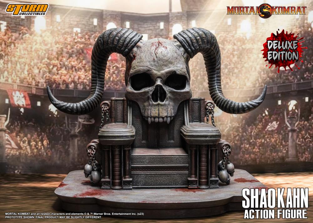 PRE-ORDER Mortal Kombat Shao Kahn w/Throne (Deluxe Ver.) 1/12 Scale Figure