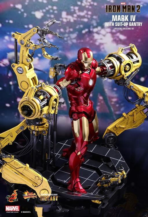 Iron Man 2 MMS462D22 Iron Man Mark IV 1/6th Scale Figure with Suit-Up Gantry