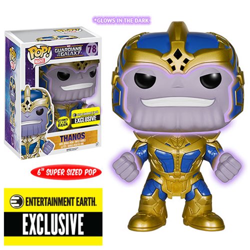 Thanos Glow-in-the-Dark 6-Inch Pop! Vinyl Bobble Head Figure - Exclusive