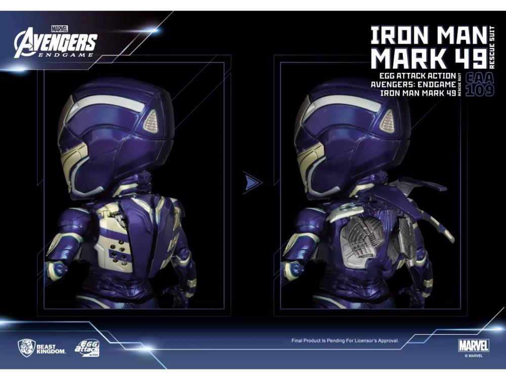 Avengers: Endgame Egg Attack Action EAA-109 Iron Man Mk49 Rescue