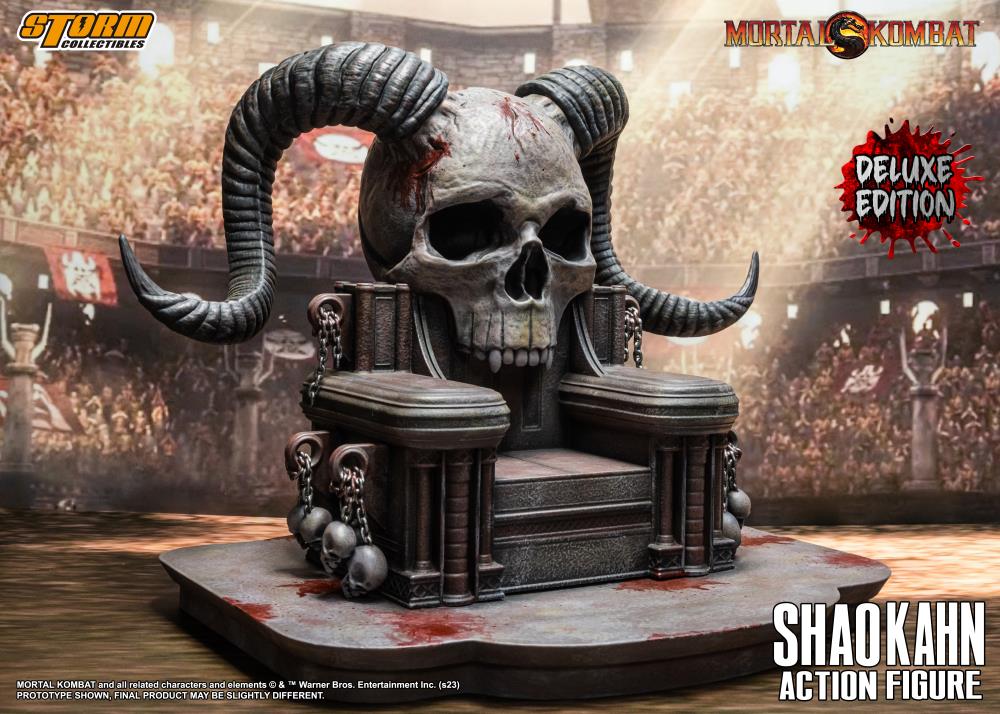 PRE-ORDER Mortal Kombat Shao Kahn w/Throne (Deluxe Ver.) 1/12 Scale Figure