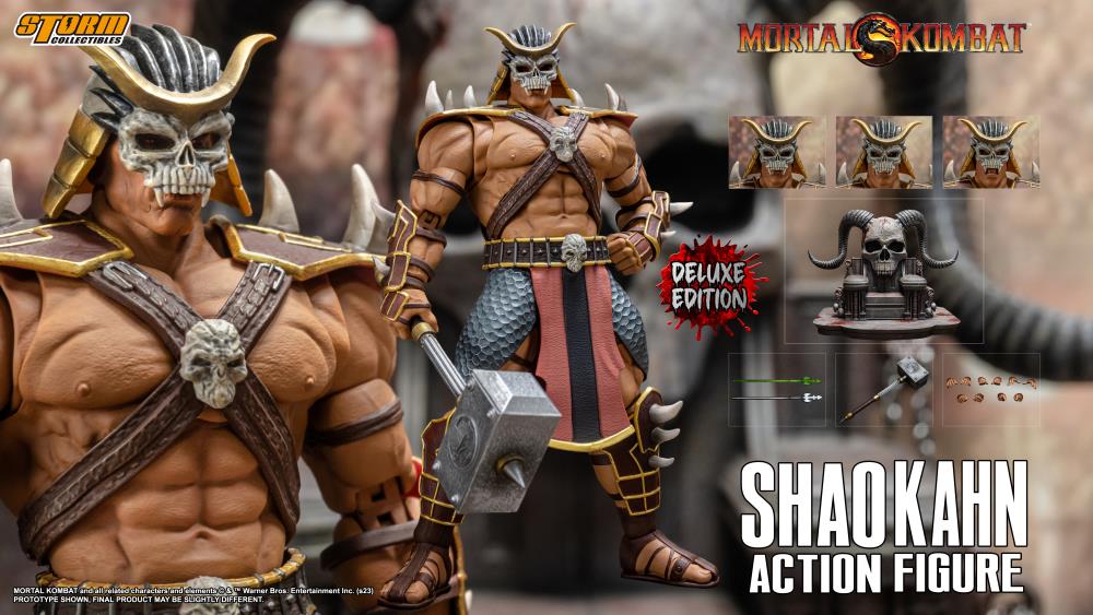 PRE-ORDER Mortal Kombat Shao Kahn w/Throne (Deluxe Ver.) 1/12 Scale Figure