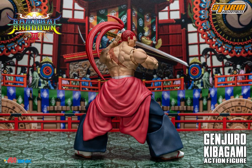 PRE-ORDER Samurai Shodown Genjuro Kibagami 1/12 Scale Figure