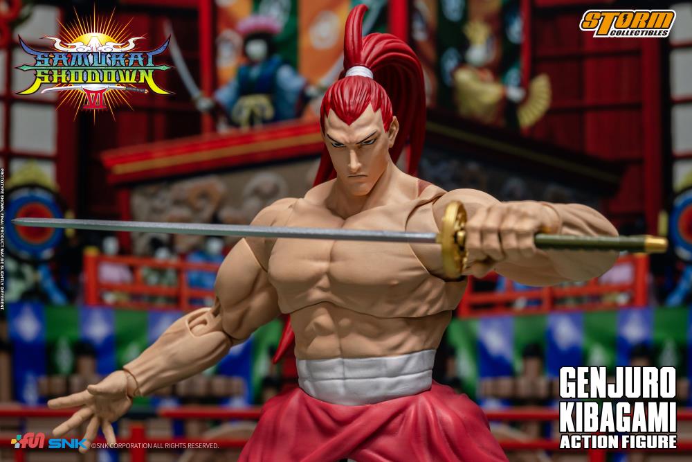 PRE-ORDER Samurai Shodown Genjuro Kibagami 1/12 Scale Figure