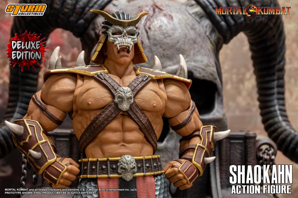 PRE-ORDER Mortal Kombat Shao Kahn w/Throne (Deluxe Ver.) 1/12 Scale Figure