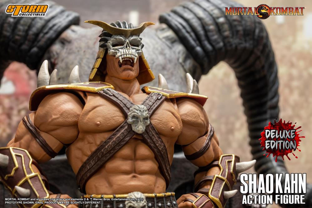 PRE-ORDER Mortal Kombat Shao Kahn w/Throne (Deluxe Ver.) 1/12 Scale Figure