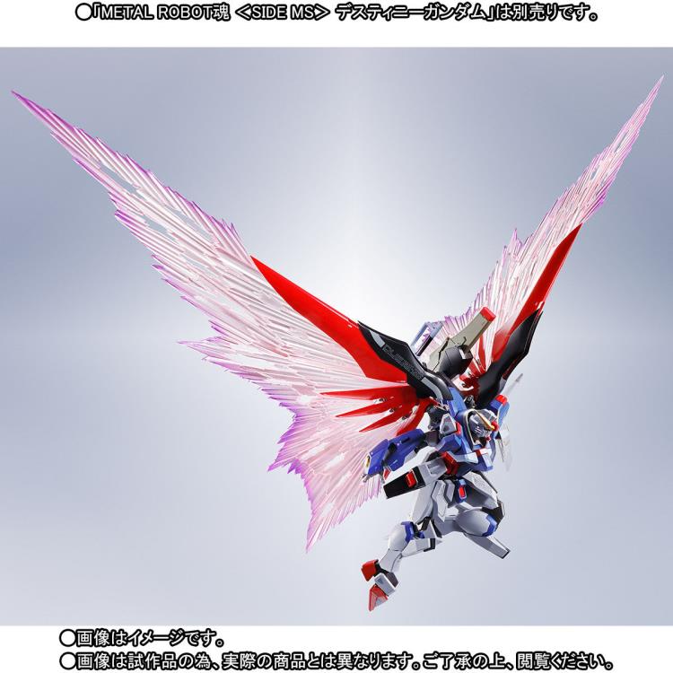 Gundam Metal Robot Spirits Destiny Gundam ZGMF-X42s w/ Gundam Metal Robot Spirits Wings of Light & Effect Set for Destiny Gundam SET
