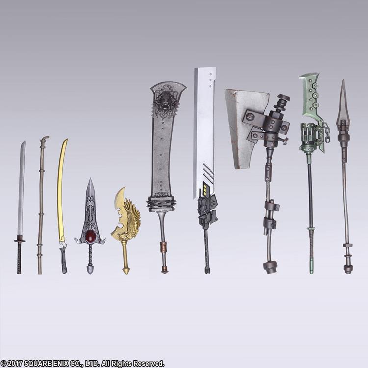 NieR: Automata Bring Arts Weapons (10 Pcs) Collection
