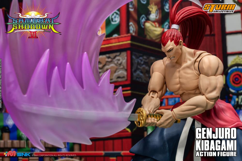PRE-ORDER Samurai Shodown Genjuro Kibagami 1/12 Scale Figure