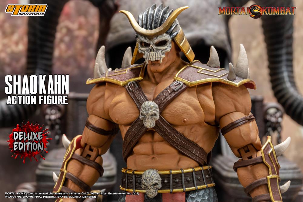 PRE-ORDER Mortal Kombat Shao Kahn w/Throne (Deluxe Ver.) 1/12 Scale Figure
