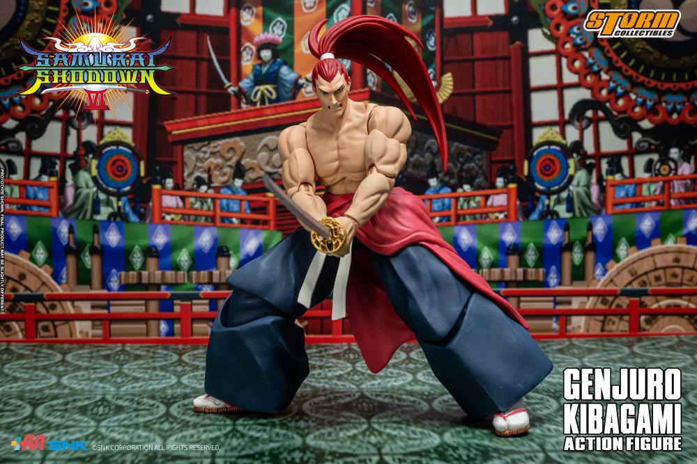 PRE-ORDER Samurai Shodown Genjuro Kibagami 1/12 Scale Figure