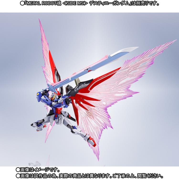 Gundam Metal Robot Spirits Destiny Gundam ZGMF-X42s w/ Gundam Metal Robot Spirits Wings of Light & Effect Set for Destiny Gundam SET