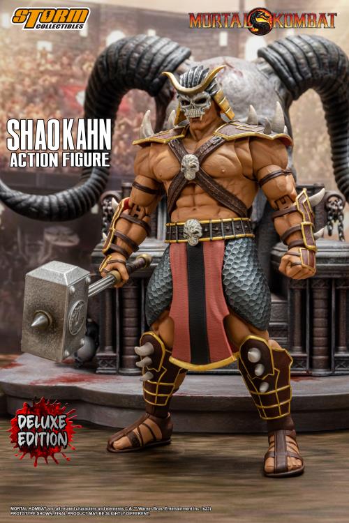 PRE-ORDER Mortal Kombat Shao Kahn w/Throne (Deluxe Ver.) 1/12 Scale Figure