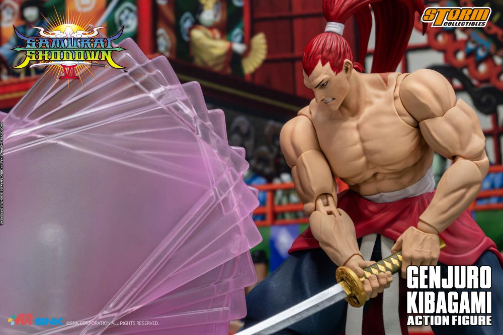 PRE-ORDER Samurai Shodown Genjuro Kibagami 1/12 Scale Figure