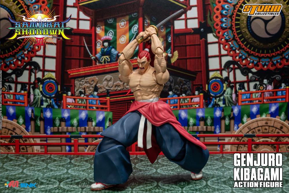 PRE-ORDER Samurai Shodown Genjuro Kibagami 1/12 Scale Figure