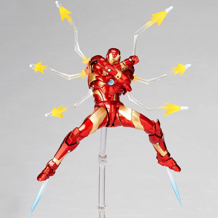 Marvel Amazing Yamaguchi Revoltech No.013 Iron Man (Bleeding Edge Armor)