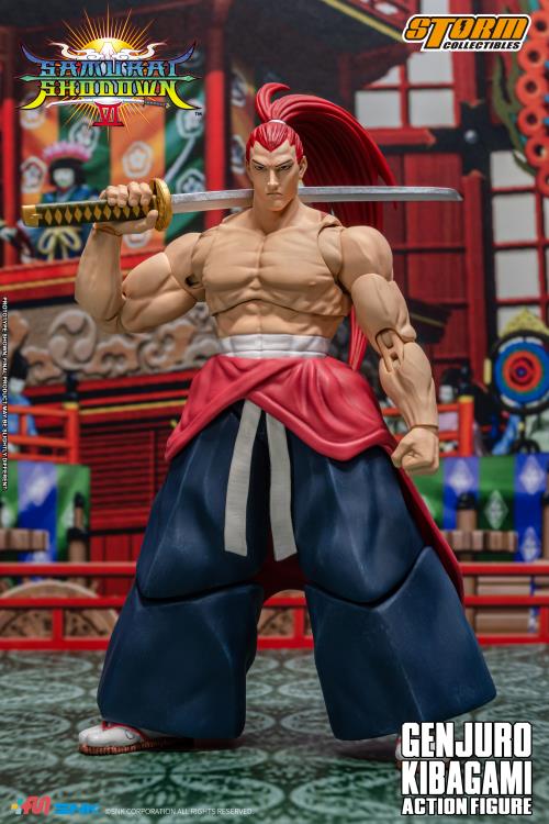 PRE-ORDER Samurai Shodown Genjuro Kibagami 1/12 Scale Figure
