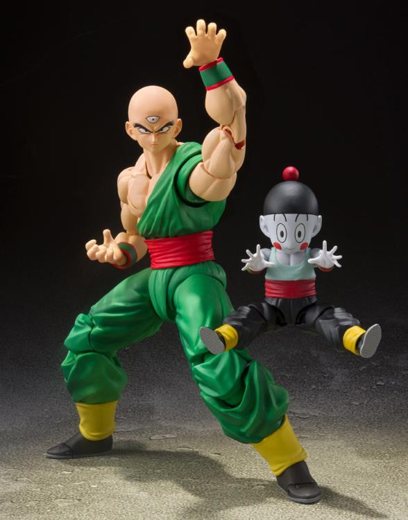 Dragon Ball Z S.H.Figuarts Tien and Chiaotzu Exclusive Set w/ Shipper Box