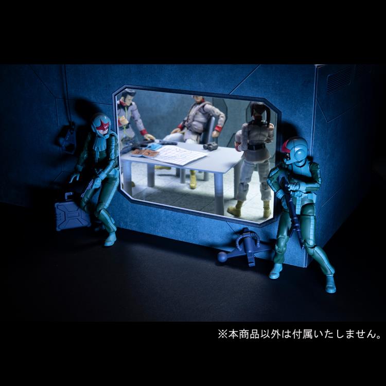 Mobile Suit Gundam G.M.G. Principality of Zeon Standard Infantry Soldier and Char Aznable Set of 3 Figures