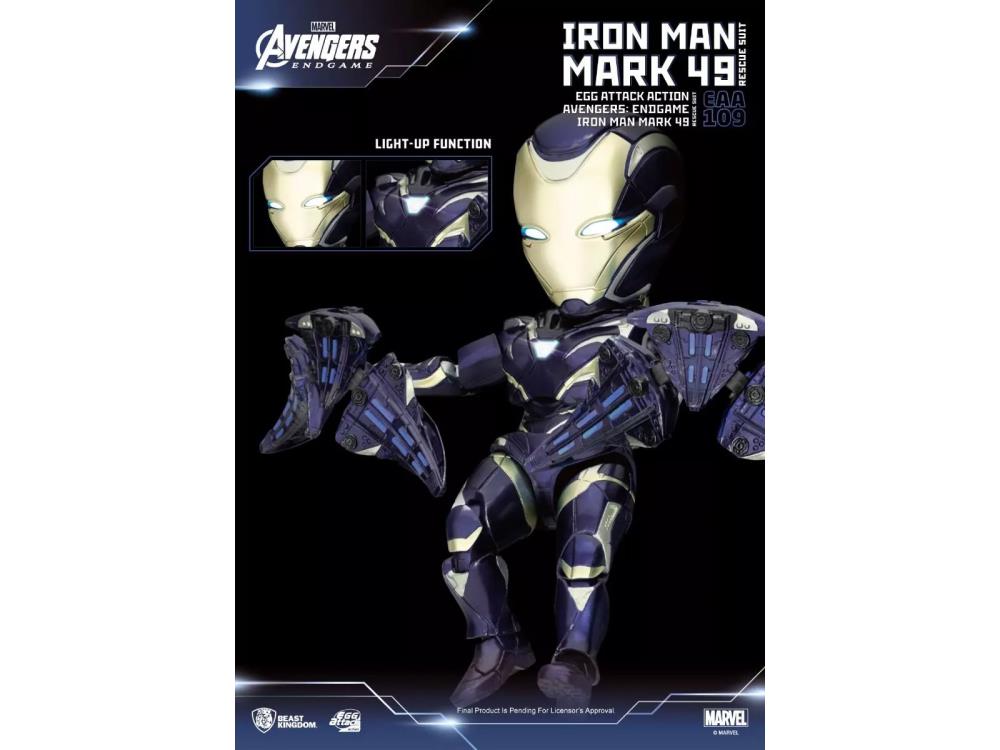 Avengers: Endgame Egg Attack Action EAA-109 Iron Man Mk49 Rescue