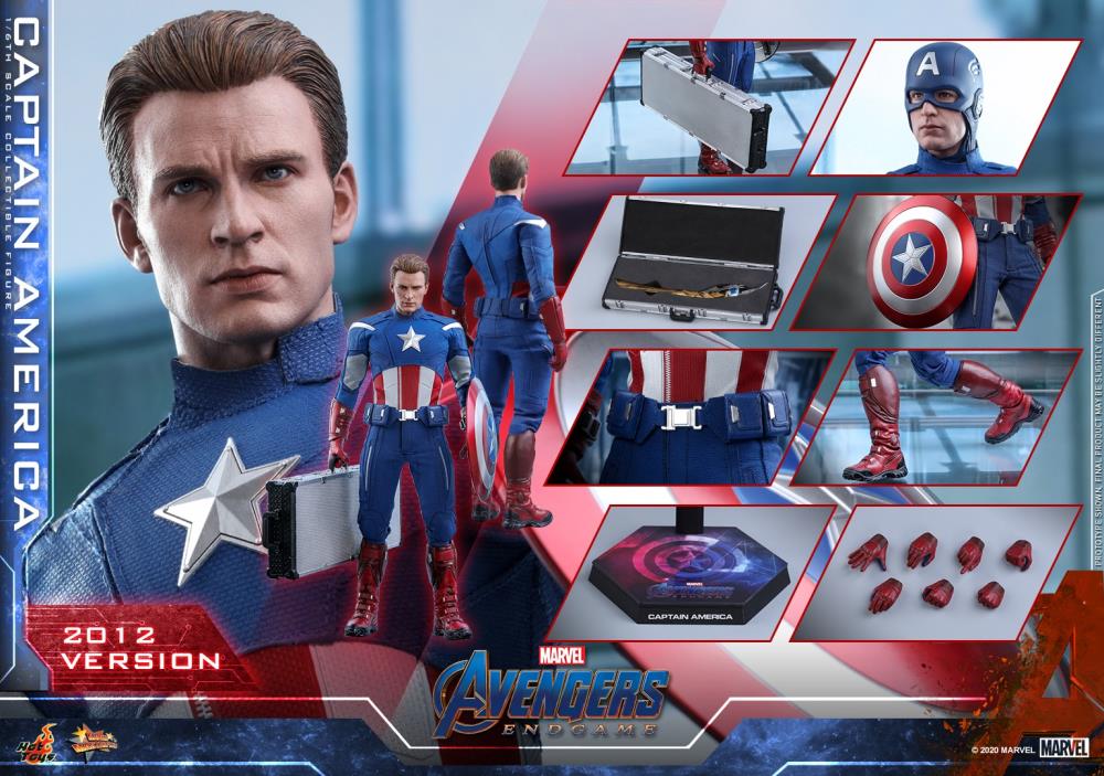 Avengers: Endgame MMS563 Captain America (2012 Ver.) 1/6th Scale Collectible Figure