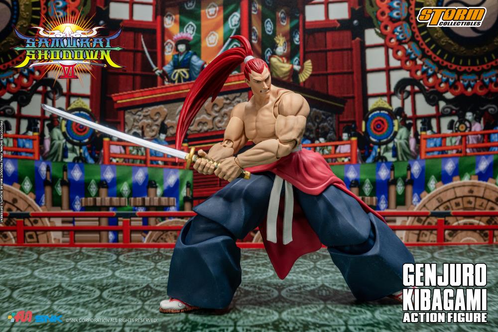 PRE-ORDER Samurai Shodown Genjuro Kibagami 1/12 Scale Figure