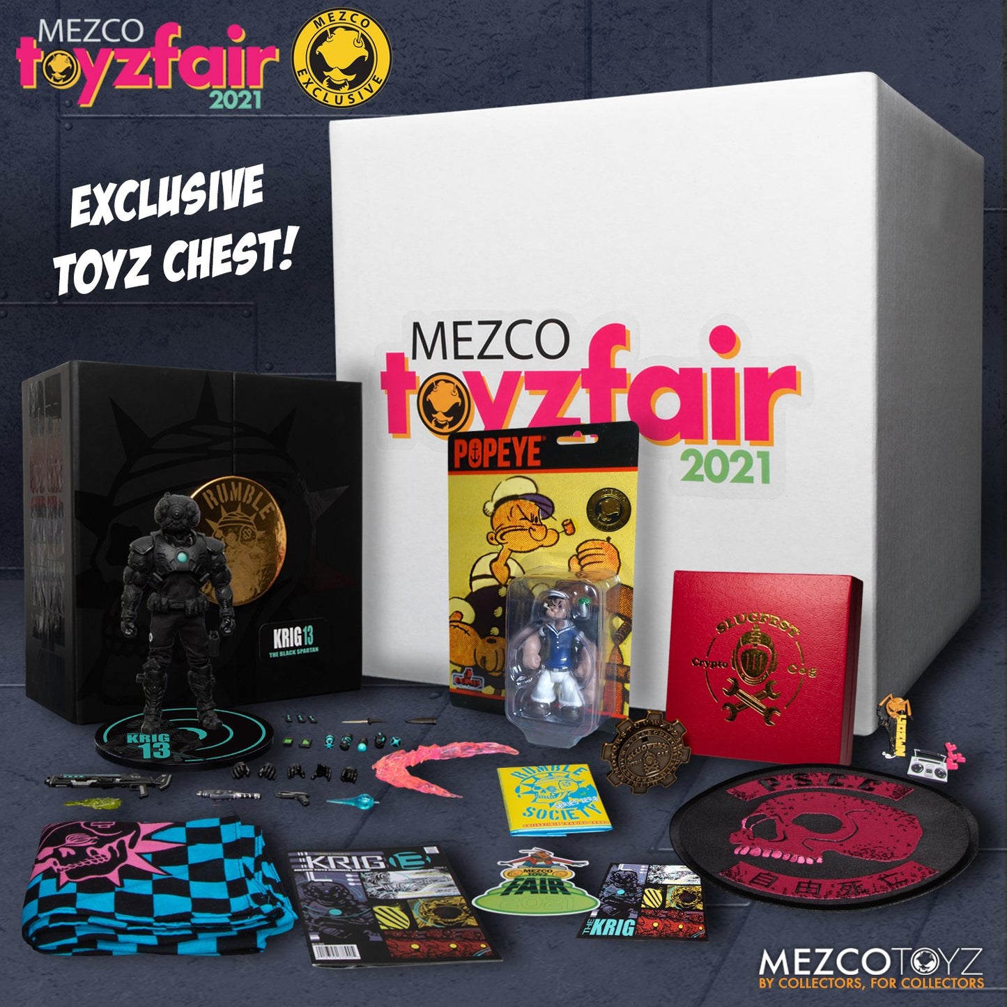 One:12 Mezco Krig the Black Spartan Toyz Fair 2021: Exclusive