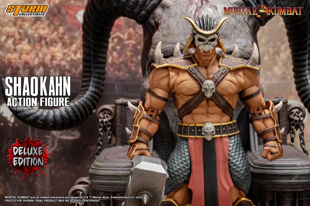 PRE-ORDER Mortal Kombat Shao Kahn w/Throne (Deluxe Ver.) 1/12 Scale Figure
