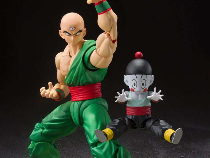 Dragon Ball Z S.H.Figuarts Tien and Chiaotzu Exclusive Set w/ Shipper Box