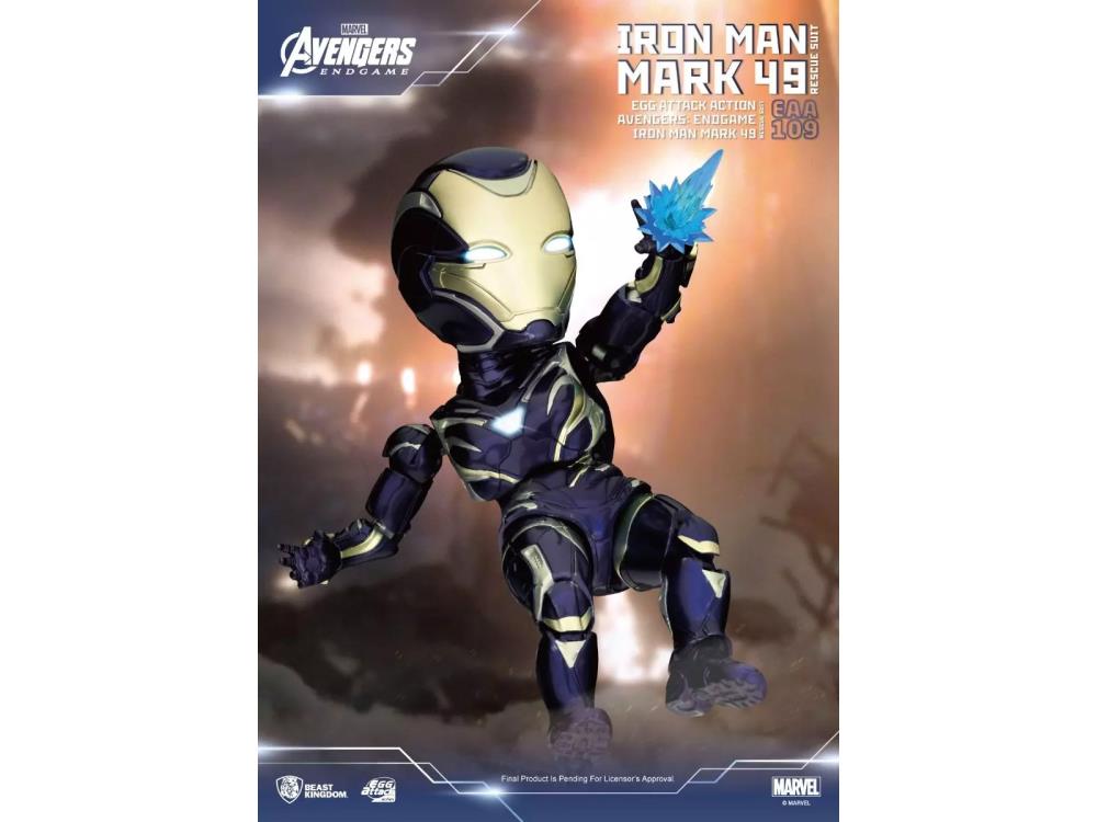 Avengers: Endgame Egg Attack Action EAA-109 Iron Man Mk49 Rescue