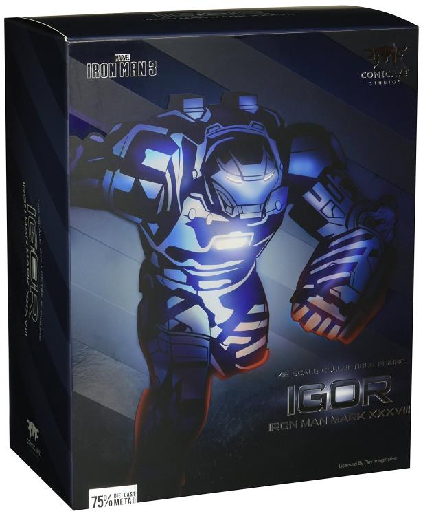Iron Man 3 Super Alloy Mark XXXVIII Igor 1/12 Scale Die-Cast Figure