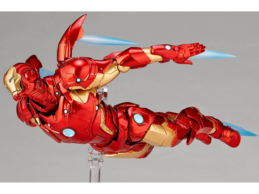 Marvel Amazing Yamaguchi Revoltech No.013 Iron Man (Bleeding Edge Armor)