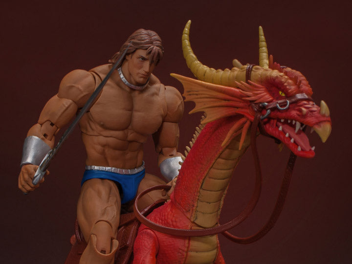Golden Axe Ax Battler & Red Dragon 1/12 Scale Figure Set