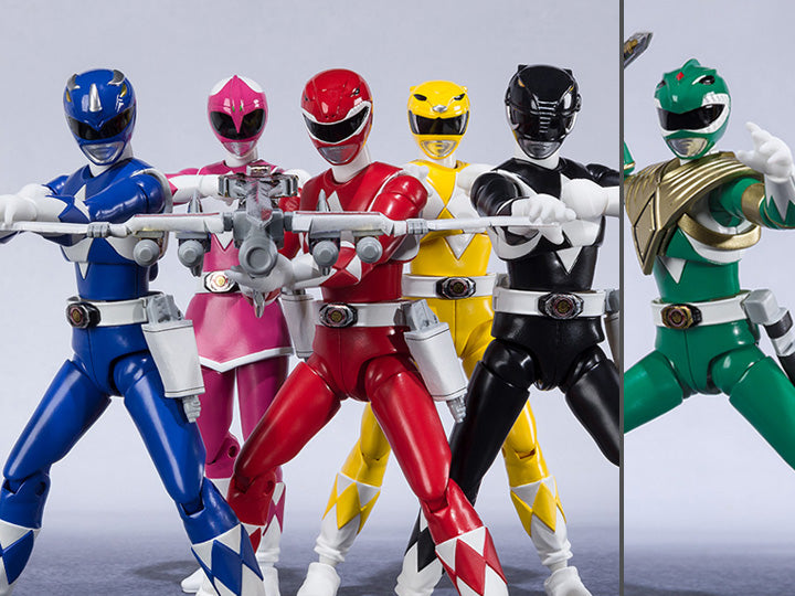 Mighty Morphin Power Rangers Shodo Super Box of 6 Figures w/ Shipper Box