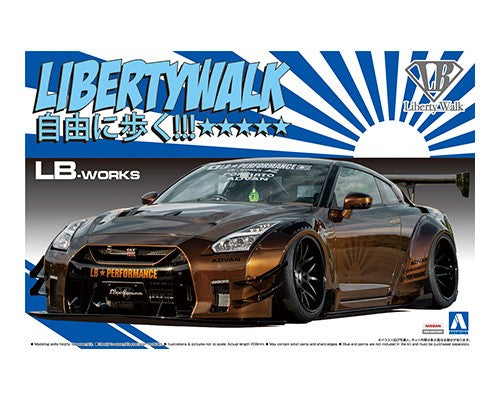 Liberty Walk LB Works R35 GT-R Type 2 Ver. 1 1/24 Scale Model Kit