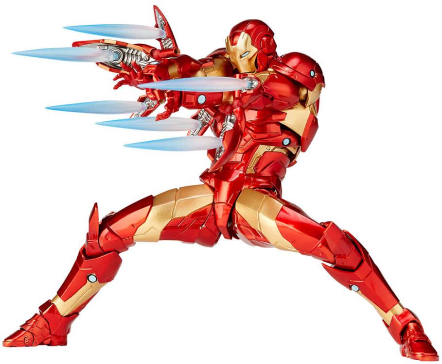 Marvel Amazing Yamaguchi Revoltech No.013 Iron Man (Bleeding Edge Armor)