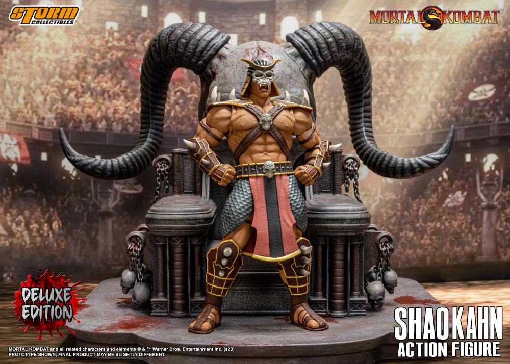 PRE-ORDER Mortal Kombat Shao Kahn w/Throne (Deluxe Ver.) 1/12 Scale Figure