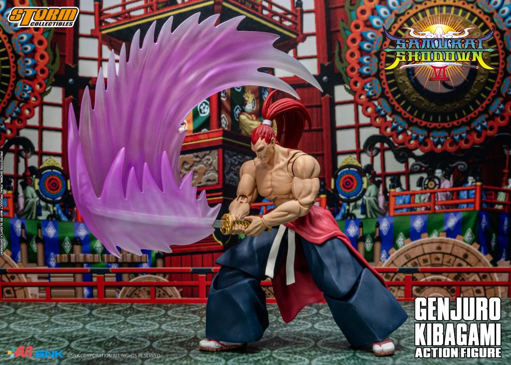 PRE-ORDER Samurai Shodown Genjuro Kibagami 1/12 Scale Figure