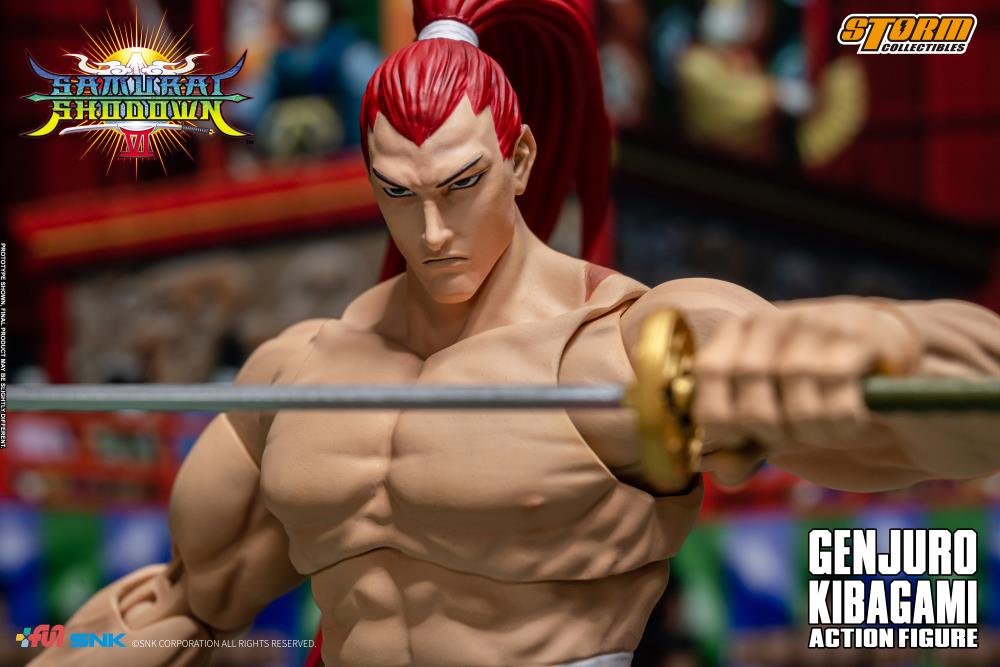 PRE-ORDER Samurai Shodown Genjuro Kibagami 1/12 Scale Figure