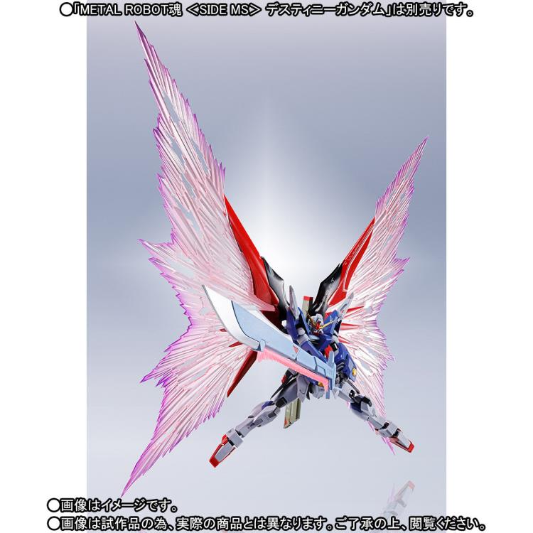Gundam Metal Robot Spirits Destiny Gundam ZGMF-X42s w/ Gundam Metal Robot Spirits Wings of Light & Effect Set for Destiny Gundam SET