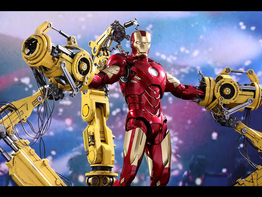 Iron Man 2 MMS462D22 Iron Man Mark IV 1/6th Scale Figure with Suit-Up Gantry